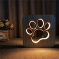 thumbnail image 2 of Luz de Noche LED Creativa USB 3D Paw Lámpara de Escritorio Decoración Cumpleaños, 2 of 7