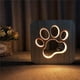 thumbnail image 2 of Lámpara de noche USB 3D,Lámpara de luz nocturna de mesa de madera 3d USB,Lámpara de noche de madera Decoración de escritorio de dormitorio,Linterna de luz blanca cálida con luz nocturna de, 2 of 7