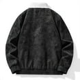 thumbnail image 6 of Cutuoiiu Women's Long Sleeve Fuzzy Lined Lapel Zip up Loose Thicken Outerwear Jackets Gifts, 6 of 9