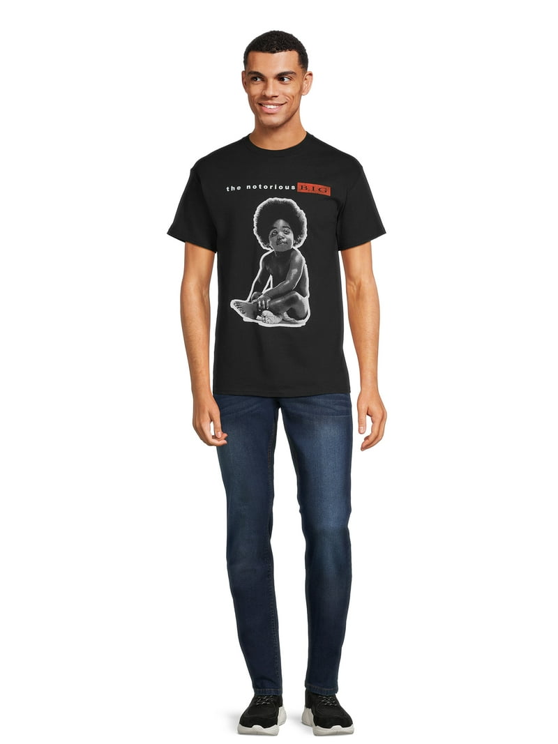 Notorious BIG Men's Biggie Graphic Tee S-3XL Cotton Crewneck