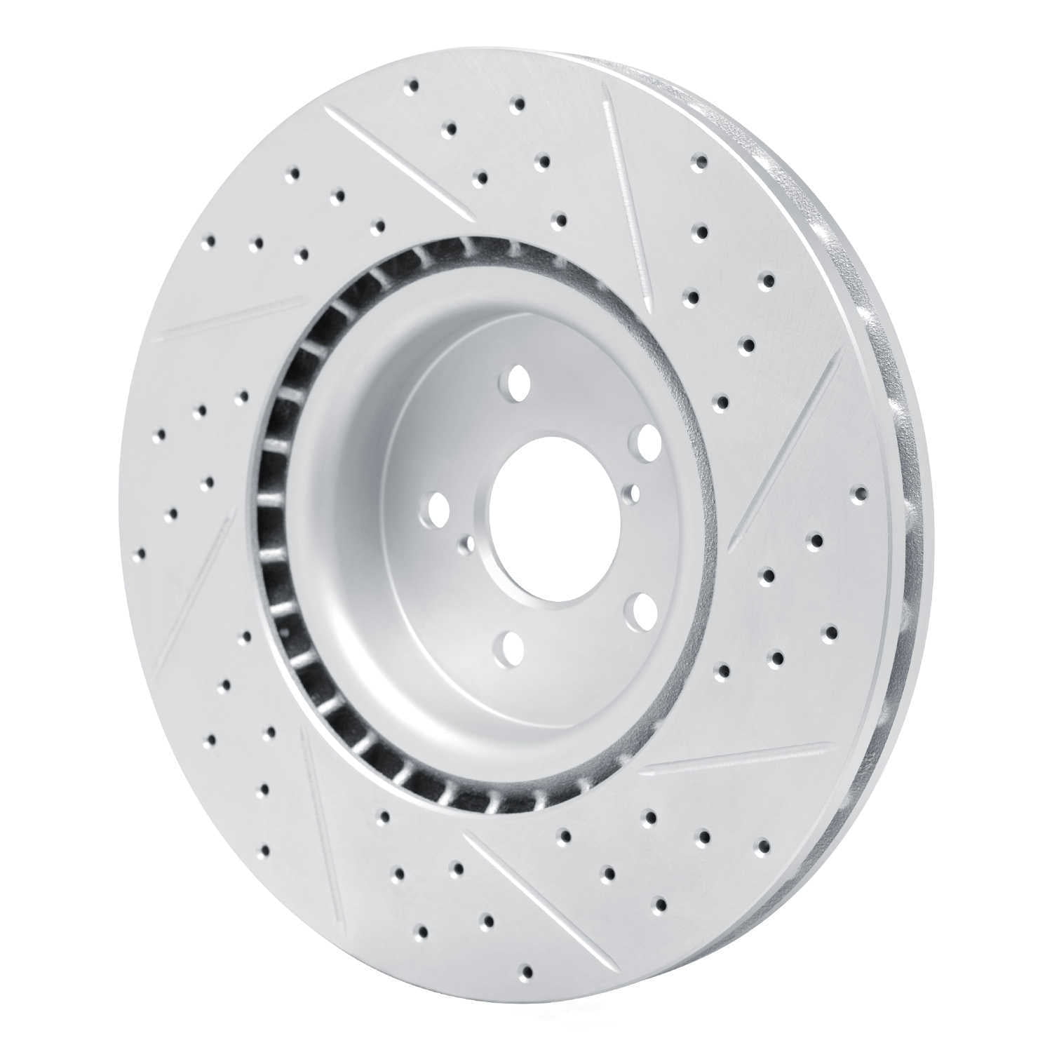 Dynamic Friction Company 830-13014L DFC Geoperformance Rotor - Drilled and Slotted