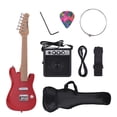 thumbnail image 1 of 28 Inch Kids Children ST Electric Guitar Kit Maple Neck Paulownia Body with Mini Amplifier Guitar Bag Strap Pick String Audio Cable Right-Handed Style, 1 of 7