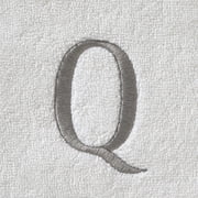 SKL Home Monogram Cotton Bath Towel, Q, White