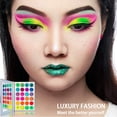 thumbnail image 2 of Paleta de sombras de ojos con purpurina de neón Afflano que brilla en la oscuridad, 2 of 9