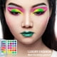 thumbnail image 2 of Paleta de sombras de ojos con purpurina de neón Afflano que brilla en la oscuridad, 2 of 9