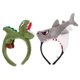 thumbnail image 1 of FELTECHELECTR 2 tocados creativos con forma de tiburón y dinosaurio para fiestas infantiles., 1 of 3