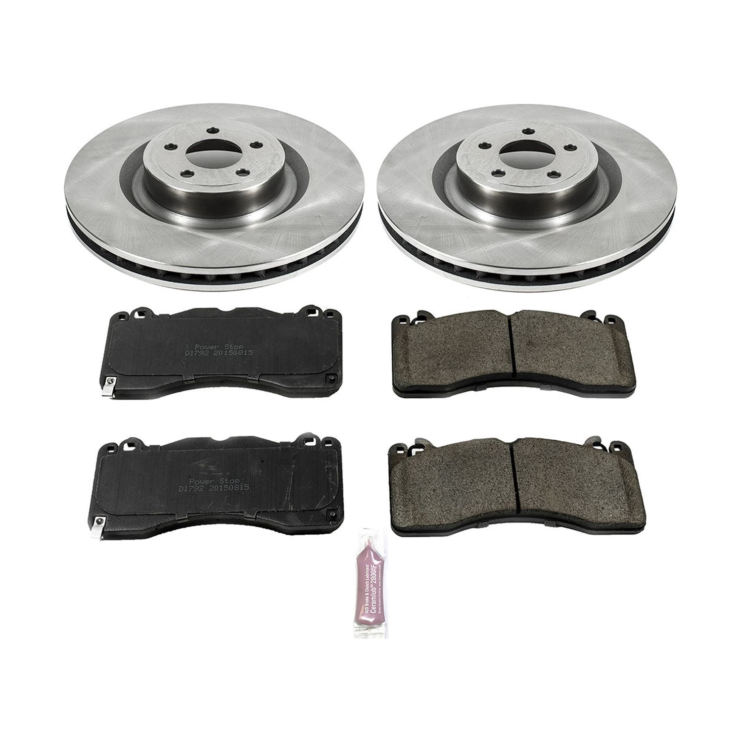 PowerStop Front Stock Replacement Brake Pad and Rotor Kit Fits: FORD Select Models KOE6811