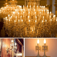 thumbnail image 3 of ENERGETIC LED Candelabra Bulbs B11 60 Watt Equivalent, Dimmable Chandelier Light Bulbs, Soft White 2700K, Decorative Candle E12 Base Filament Bulb for Ceiling Fan, 12 Pack, 3 of 5