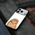 thumbnail image 4 of WIRESTER Shockproof Soft Rubber Cover Case for Apple iPhone 17 Pro 6.3" 2025, Floppy Ears Brown Bunny Rabbit, 4 of 5