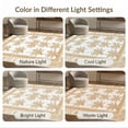 thumbnail image 7 of ODIKA Cabana Stripe Botanical Frame Inspired Subtle Tonal Sisal Trellis Refined Stain Resistant Thin Throw for Entryway, Kitchen, Laundry Room, 7 of 7