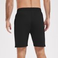 thumbnail image 6 of FRSASU Men's Workout Running Shorts Casual Lightweight Athletic Quick-Dry Gym Active Shorts with Pockets Black, 6 of 7