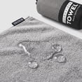 thumbnail image 4 of WWV Home Decoration Double Sided Fleece Sports Towel Portable Quick Dry Absorbent Microfiber Fitness Yoga Swimming Gym Towel with Carry Tube Bag for Family, 4 of 7