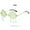 Green, variant on Retro Rimless Sunglasses for Women Cloud Shaped Lenses with Raining Crystal Tassel Pendant,UV400 Protection Metal Frame Glasses for Party Disco Cosplay Themed Events Pink One Size