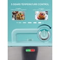 thumbnail image 3 of Máquina para Waffles FOHERE 3 en 1 con Sandwichera y Plancha Panini 1200W Azul, 3 of 9