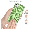 thumbnail image 2 of Green Star Case Compatible with iPhone 12,Unique Art Design TPU Bumper Cover Case, 2 of 6