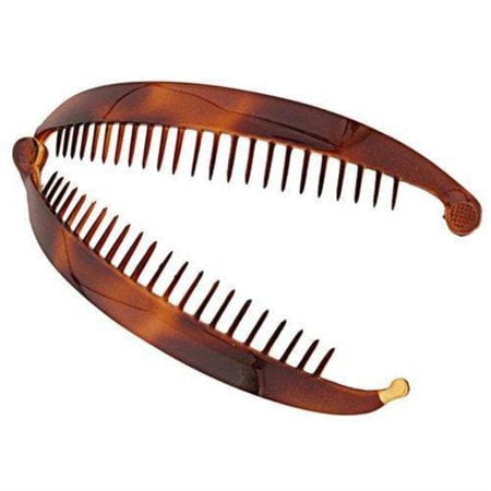 Caravan French Tortoise Shell Banana Clip With Ball Closure