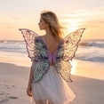thumbnail image 7 of Fairy Wings Adult Women Halloween Fairy Costume for Women Accessories Butterfly Ladybug Bee Cosplay Fairy Costume Purple, 7 of 7