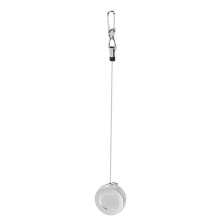 Fly Fishing Zinger Retractor Stainless Steel Pin On Retractable Reel with Wire Cord 50cm