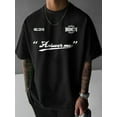 thumbnail image 1 of Believe Brooklyn Symmetrical Design Print, Men's Short Sleeve Round Collar Street T-shirt For Summer & Spring, 1 of 7