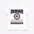 thumbnail image 6 of Women's Gameday Couture White Denver Broncos Oversized All-Time Classic Flowy T-Shirt, 6 of 6