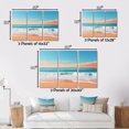 thumbnail image 4 of Designart "Coastal Simplicity Photo V" Landscapes Metal Art Print Set, 4 of 5