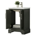 thumbnail image 4 of Vanity Art 24 x 16 x 34.5 in. Single Sink Bathroom Vanity with Ceramic Sink & Top, Silver Gray, 4 of 10