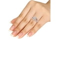 thumbnail image 5 of 1/3 Carat T.W. Diamond Cluster 10kt Rose Gold Engagement Ring, 5 of 5