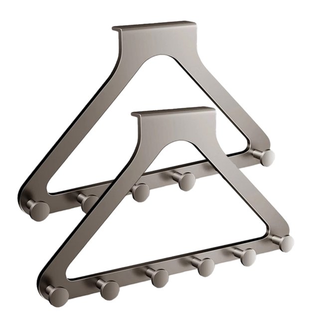 Door Hanger Rack Punch-free Over-the-Door Organizer Heavy Duty No-Drill Easy Installation RV Door Storage Rack