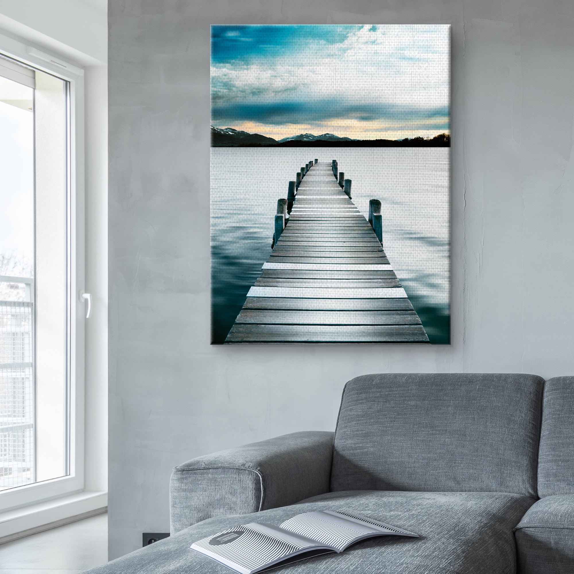 Masterpiece Art Gallery Path To Tranquility Ocean Pier By Danita Delimont Canvas Art Print 30" x 40"