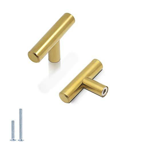 Pack 10 Antique Cabinet Door Drawer Pull Handles Shell Cup Knobs w/ Screw Gold 