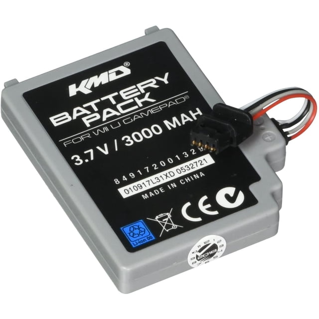 Bateria TTX TECH recargable 3000 MaH para Wii U Gamepad Gris