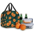 thumbnail image 3 of Sunyuer Tropical Flowers Pattern Insulated Lunch Bag for Kids Women, Cooler Tote Reusable Lunch Box Container for School Work Office Travel Picnic, 3 of 6