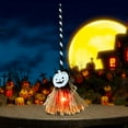 thumbnail image 4 of Floating Broom Halloween, Floating Witch Broom, 31.4'' Light up Moving Witch Brooms for Indoor & Outdoor Porch Halloween Decorations, Party Decorations, 4 of 7