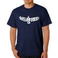 thumbnail image 1 of LA Pop Art Men's Word Art T-Shirt - Wild and Free Eagle, 1 of 2