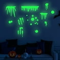 thumbnail image 5 of GENEMA Halloween Luminous Bloody Handprint Footprint Wall Sticker for Halloween Zombie Party Decoration Sheets Halloween Glow in The Dark Window Decals, 5 of 19