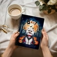thumbnail image 3 of Happy Halloween Vampire Persian BOO with Pumpkins Fun and Spooky Spiral Bound Journal Cat Lover Kitten Owner Gifts 5x7in Spiral Notebook - 00018, 3 of 5
