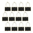 thumbnail image 3 of Miangastore Reusable Mini Black Board Black Wood 12Pcs 3.15X2.36X0.12In, 3 of 8