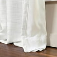 thumbnail image 4 of Linen Textured Pinch Pleat Curtain for Living Room, Room Darkening Window Curtain Panel for Bedroom, Privacy Drape with Double Layer (72 x 84 Inches, 1 Panel, Sand Beige) outdoor curtains, 4 of 7