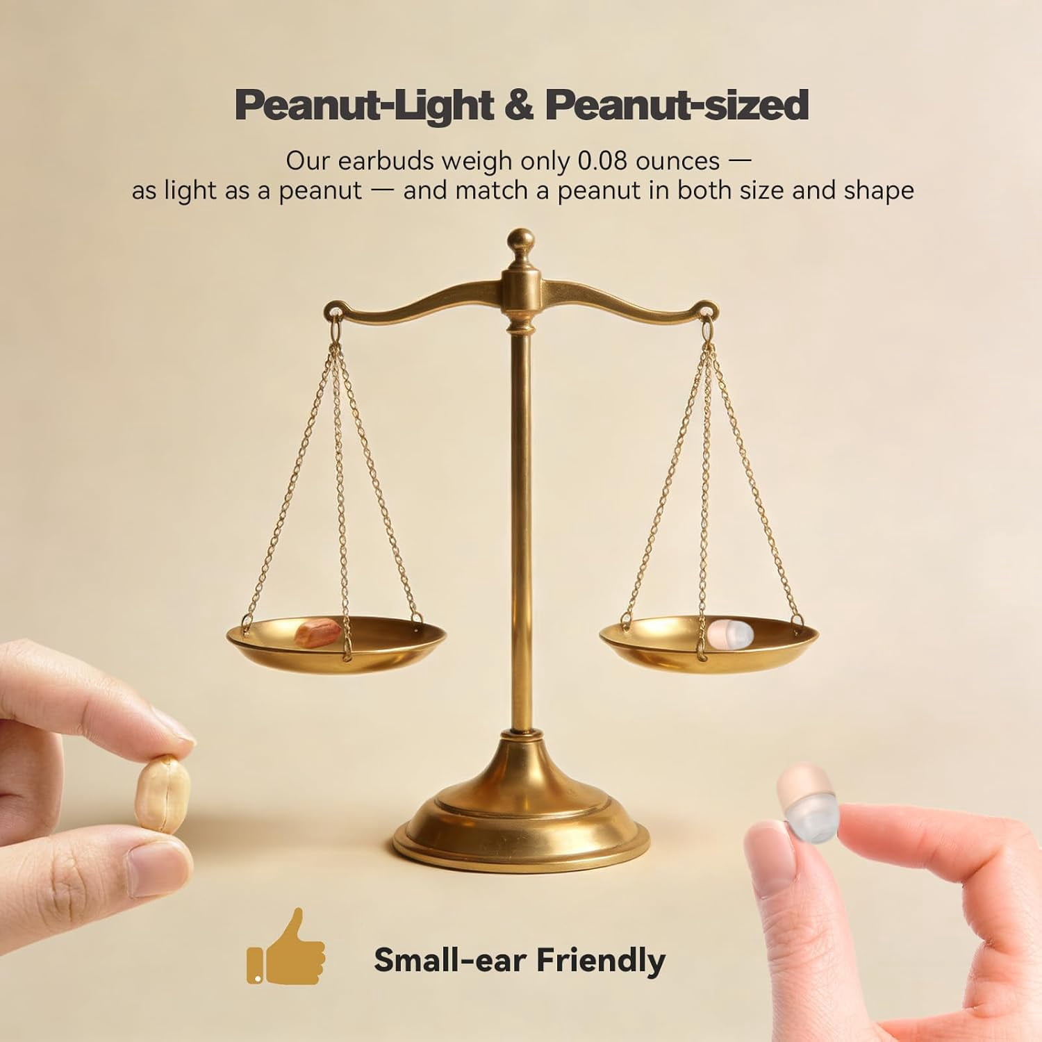 Mini Invisible Small Bluetooth Earbuds Sleeping for Small Ears Low Profile Tiny Hidden Discreet Smallest Earbuds for Work Sleep Ear Buds Invisible Headphones Buds Skin Tone
