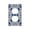 Blue and White Batik Pattern, variant on Light Switch Cover Switch Plate Outlet Cover Plug Cover for Electrical Unused Outlet Cover Intricate Blue Shape