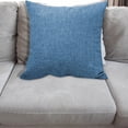 thumbnail image 4 of Tyidzon Throw Pillow Covers 16X16 Set of 2 Super Soft Decorative Pillowcases for Couch Sofa Bed Living Room Pillow Cases (Blue), 4 of 7