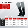thumbnail image 3 of GoWith Bamboo Black Knee High Compression Socks For Women and Men | 1 Pair | Model: 3590, 3 of 17