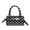 Black, variant on Women’s Brown Polka Dot Shoulder Bags Round Boston Crossbody Bag Glossy Purses Women Satchel Handbag Cute Mini Bucket Bag Trendy
