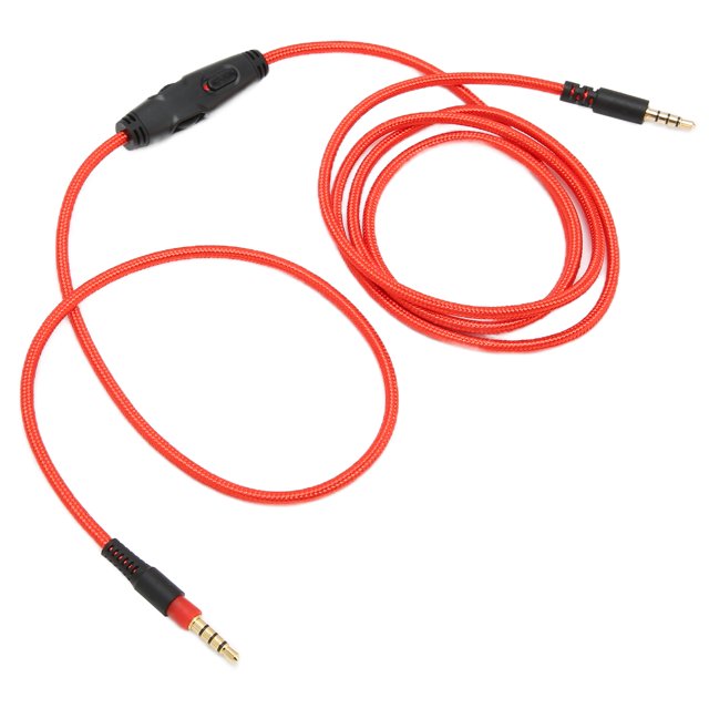 Cable de audio para auriculares Cable de auriculares Cable de audio macho a macho de 3,5 mm ReemplacReemplazo del cable de audio, reemplazo del cable de audio de auriculares macho a macho de 3,5 mm pa LHCER NONE