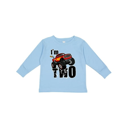

Inktastic 2nd Birthday Monster Truck Gift Toddler Boy or Toddler Girl Long Sleeve T-Shirt