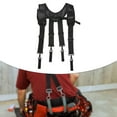 thumbnail image 6 of Kuntesetty Tool Belt Suspender 4 Point Tool Belt Harness for Carpenter Farmer Repairmen Black, 6 of 9