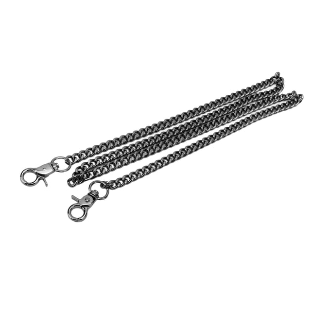 Cadena de metal para manualidades resistente duradera resistente a la oxidación cadena de bordillo de aluminio simple fácil de almacenar 12 m para la fabricación de joyas