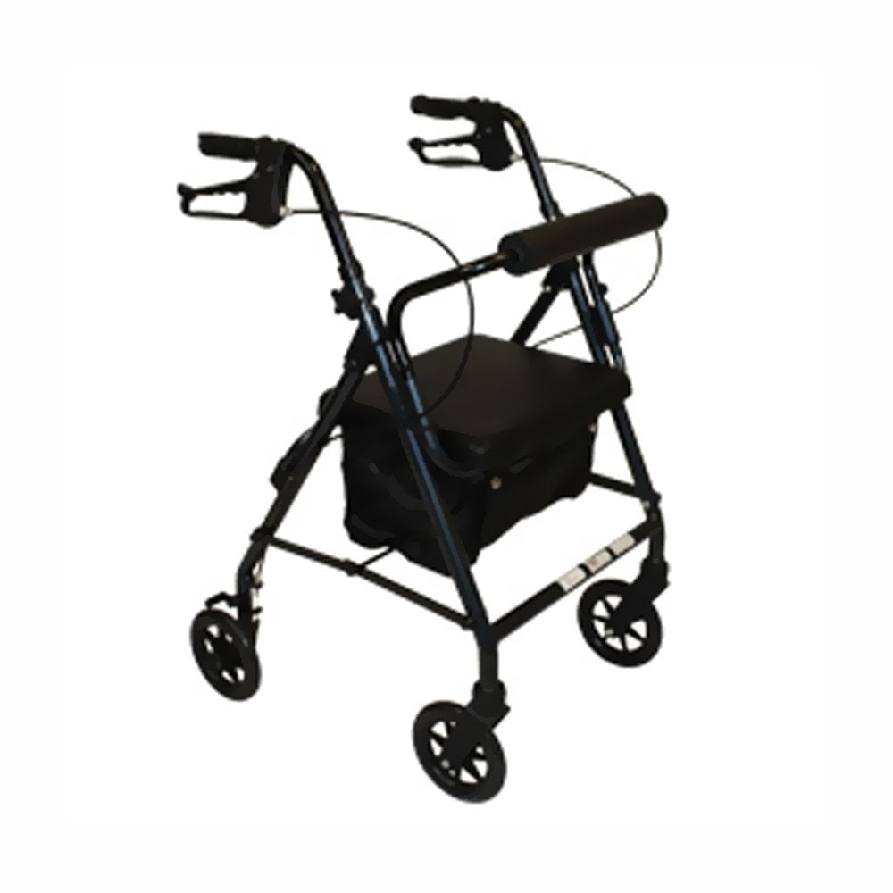 Roscoe Z600J Junior Rollator with Padded Seat (Blue Steel) CM