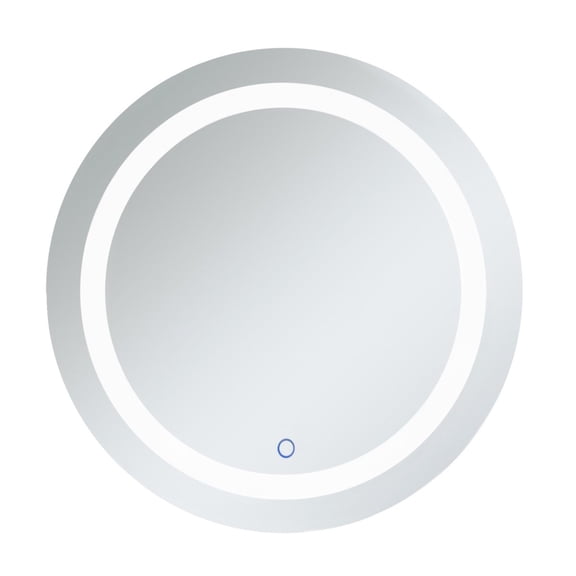 Helios 28 inch Hardwired LED mirror with touch sensor and color changing temperature 3000K/4200K/6400K