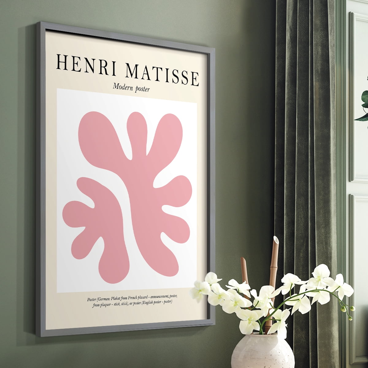 Matisse LXXII Framed Print - Solid Wood